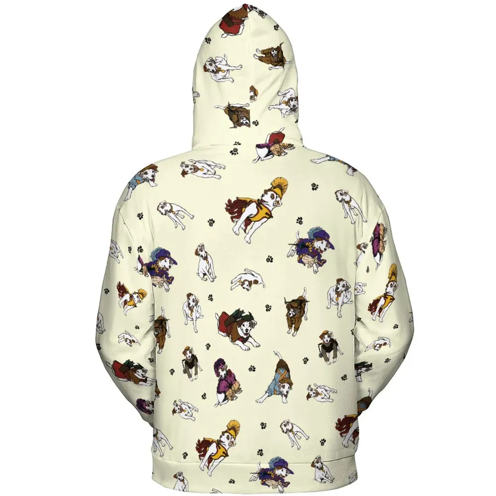Various Wishbone Characters All-over Print Hoodie - 4