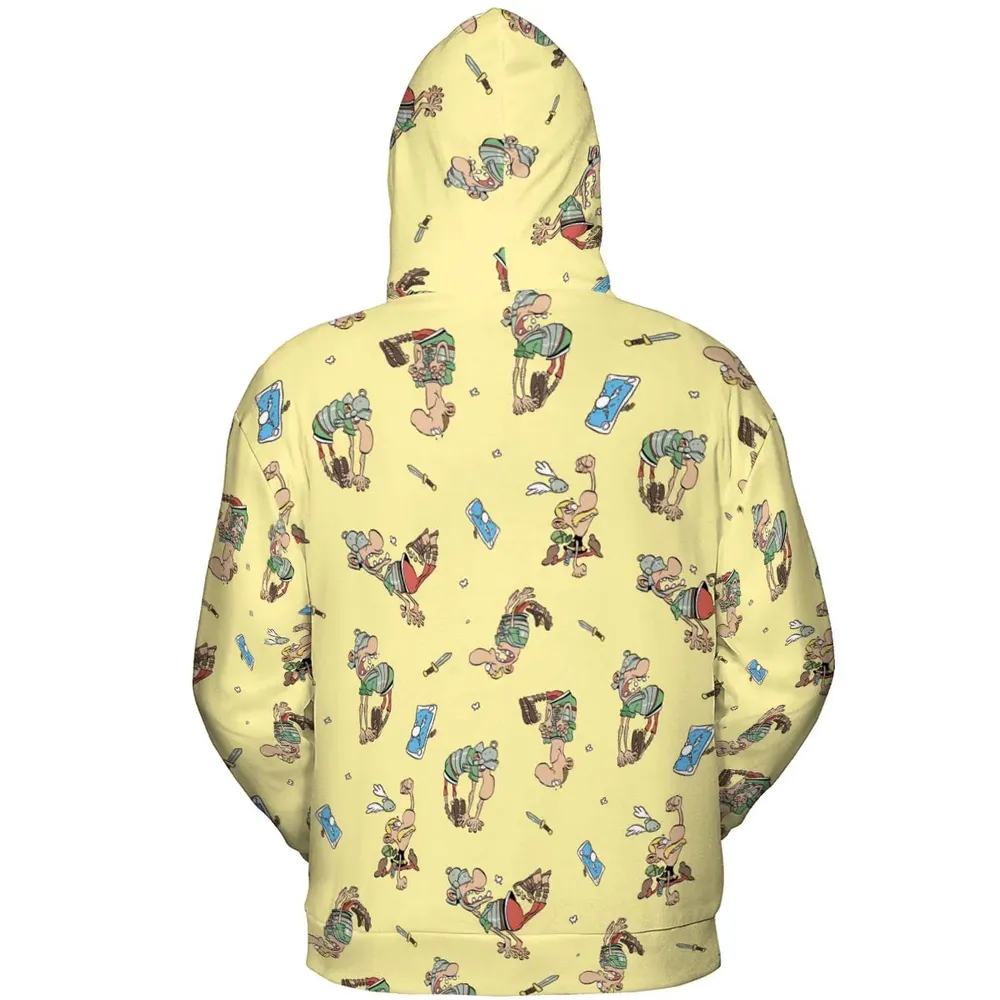 Gaulish Goodness Asterix All-over Print Hoodie - 4