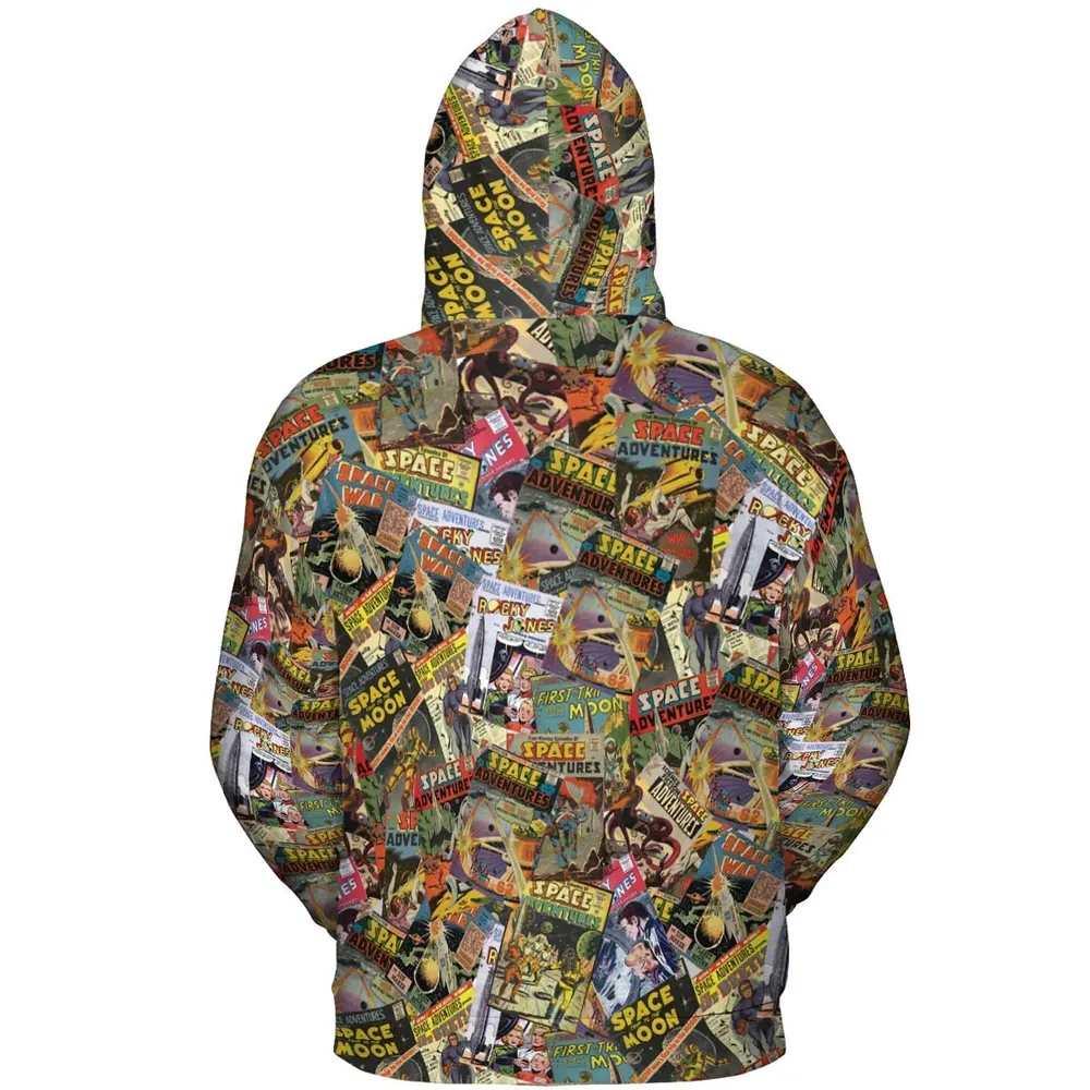 Comic-Con Cartoon All-over Print Hoodie - 4