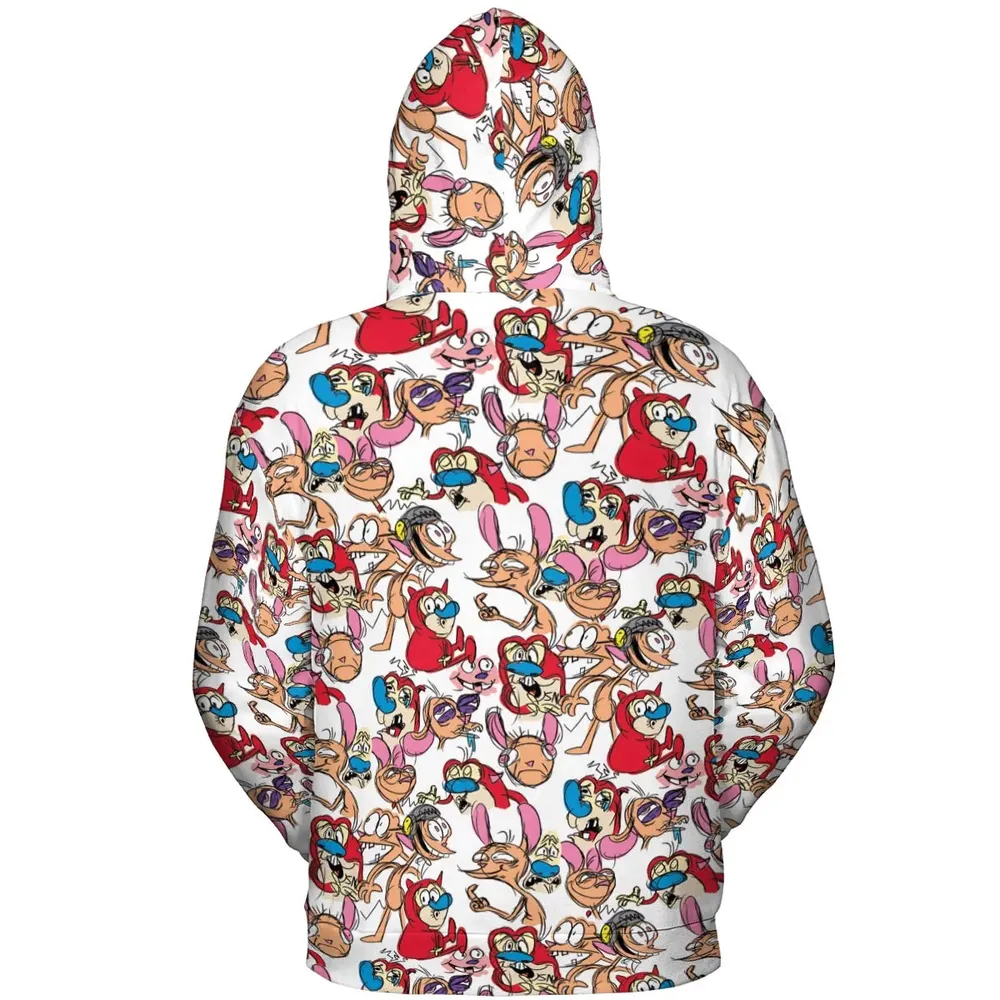 Insane Style The Ren and Stimpy Show All-over Print Hoodie - 4