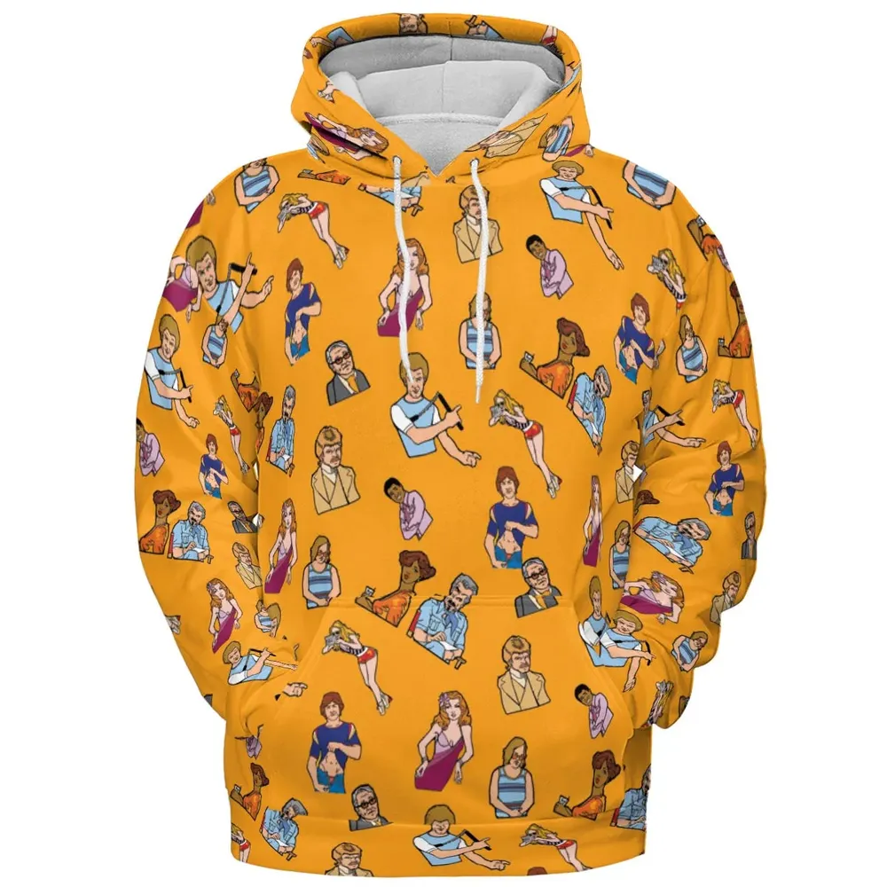 Summer Party Boogie Nights Characters All-over Print Hoodie - 2