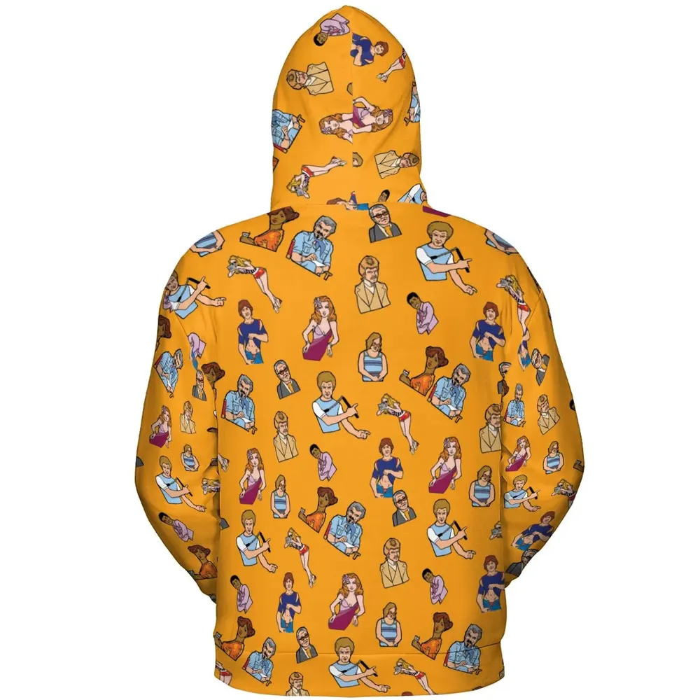 Summer Party Boogie Nights Characters All-over Print Hoodie - 4