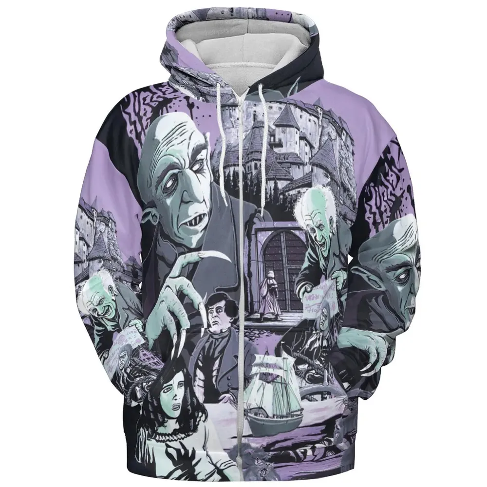 Nosferatu: A Symphony of Horror All-over Print Hoodie - 3