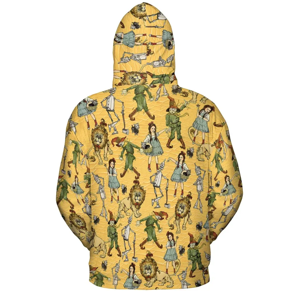 Magic Of Oz Characters Pattern All-over Print Hoodie - 4