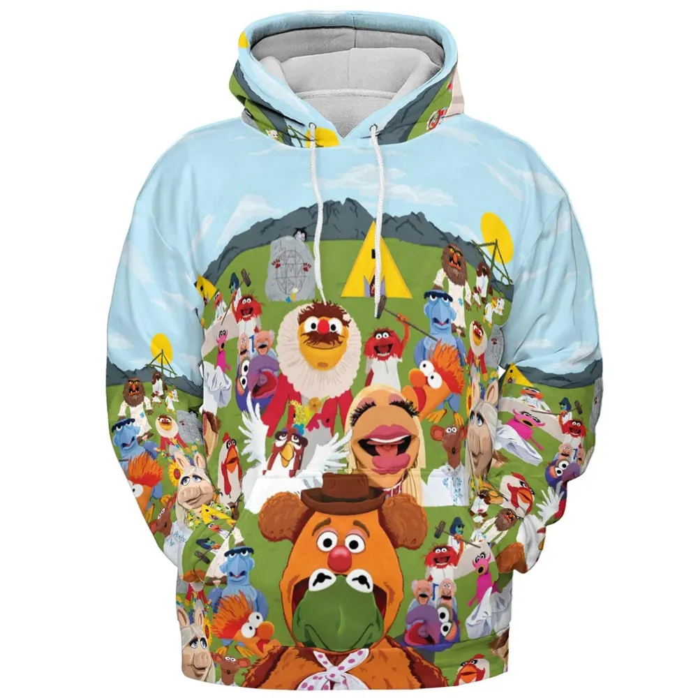 MupSommar Midsommar and The Muppet Show All-over Print Hoodie - 2