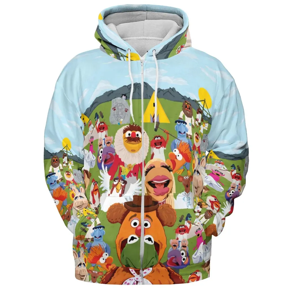MupSommar Midsommar and The Muppet Show All-over Print Hoodie - 3