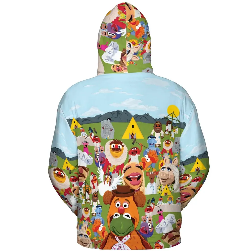MupSommar Midsommar and The Muppet Show All-over Print Hoodie - 4