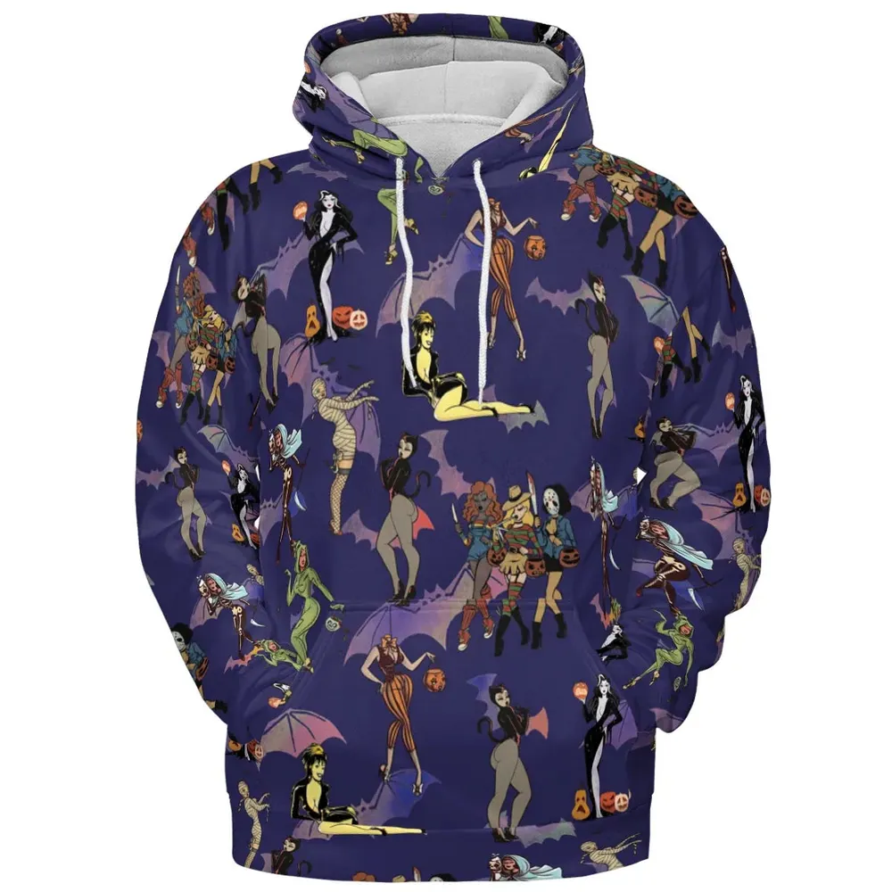 Horror Pin Up Girls All-over Print Hoodie - 2