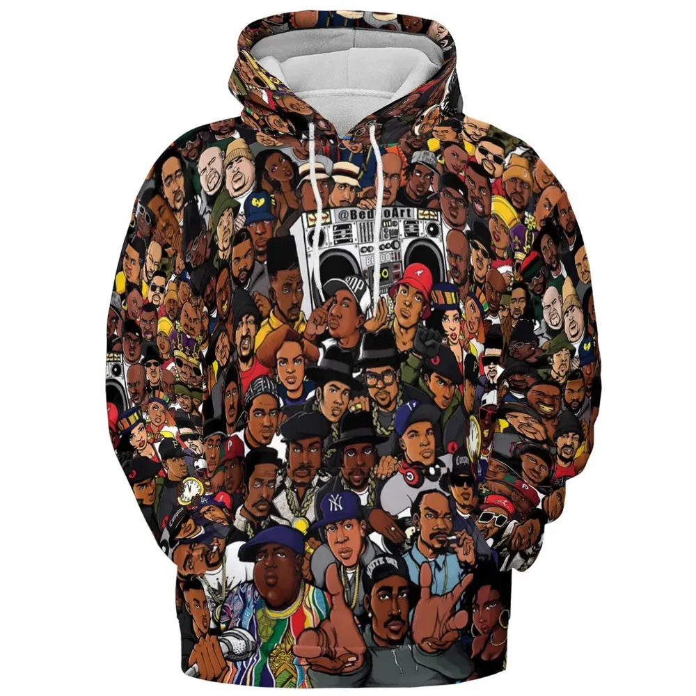 The Golden Age of Hip Hop All-over Print Hoodie - 2