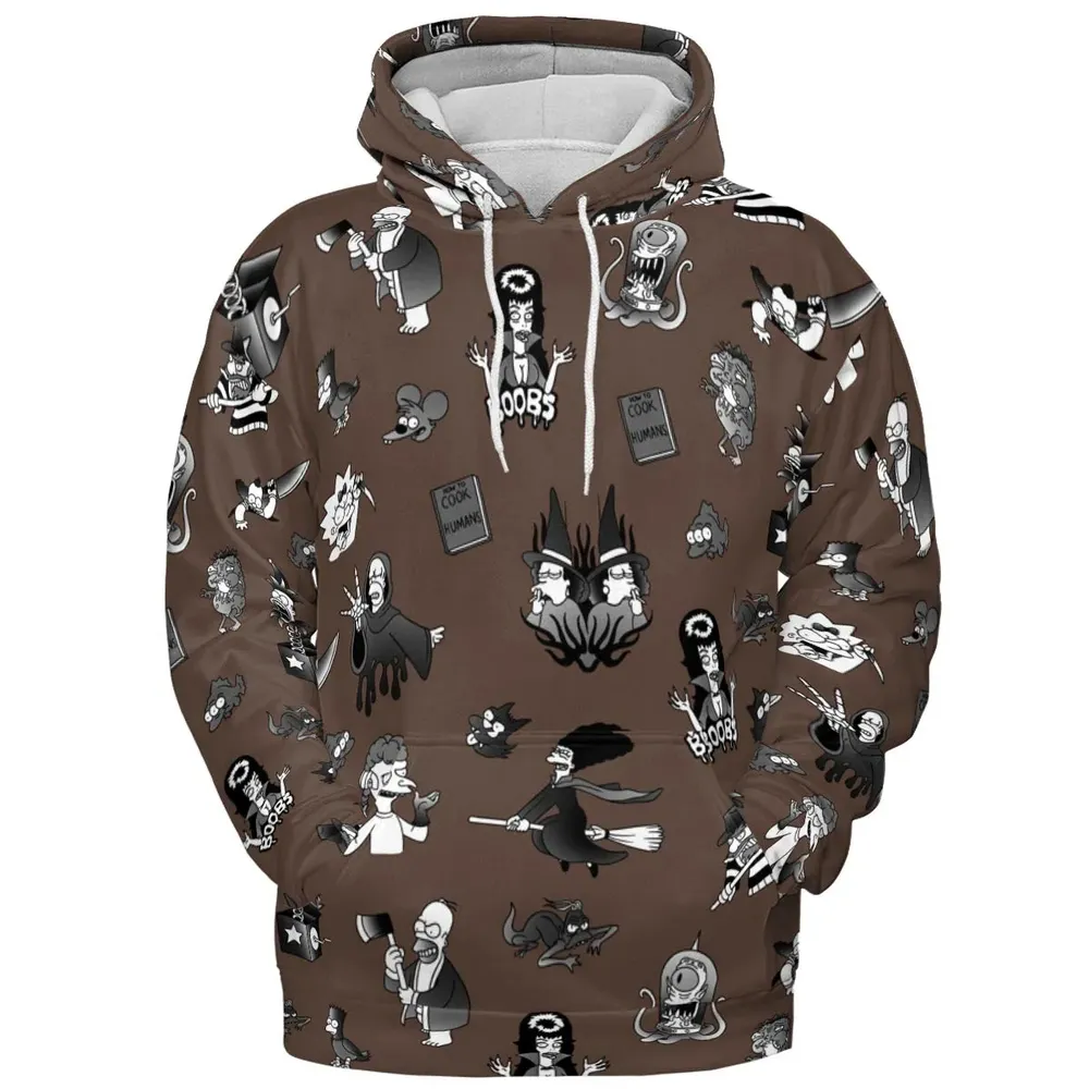 Treehouse of Horror The Simpsons All-over Print Hoodie - 2