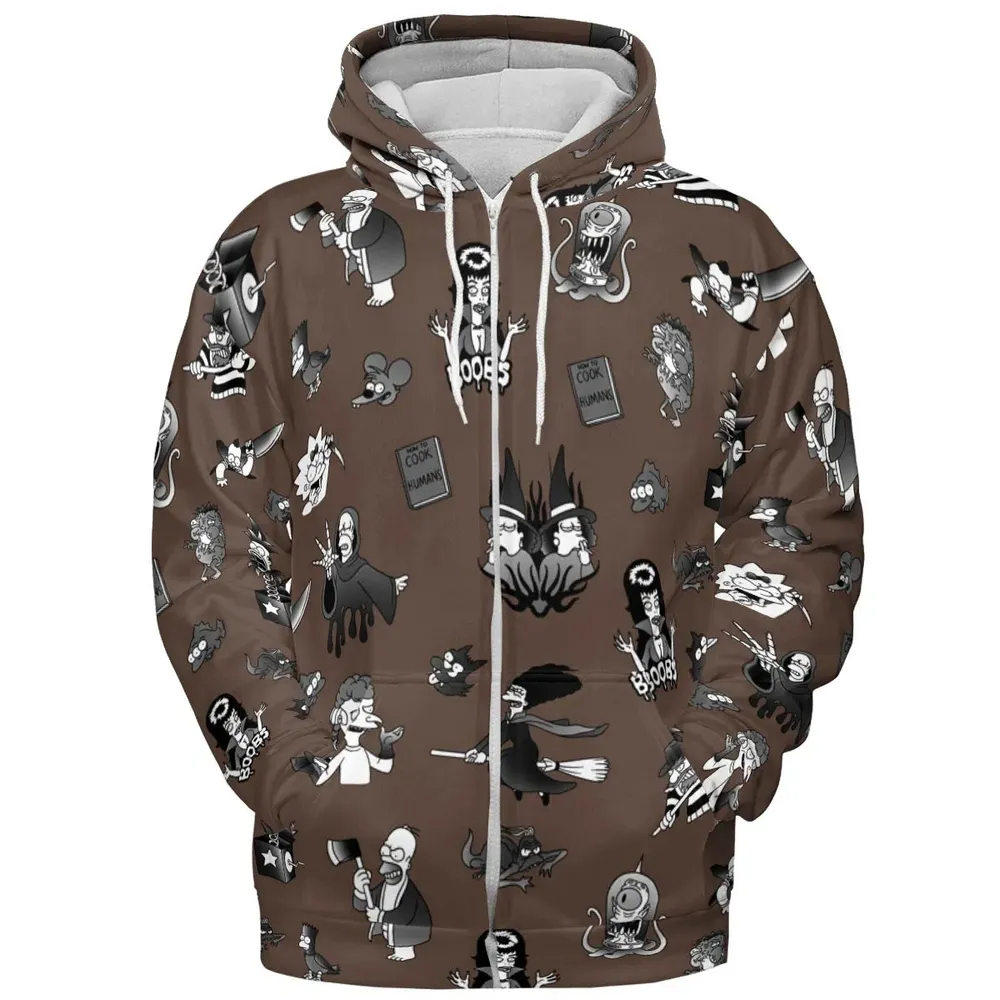 Treehouse of Horror The Simpsons All-over Print Hoodie - 3