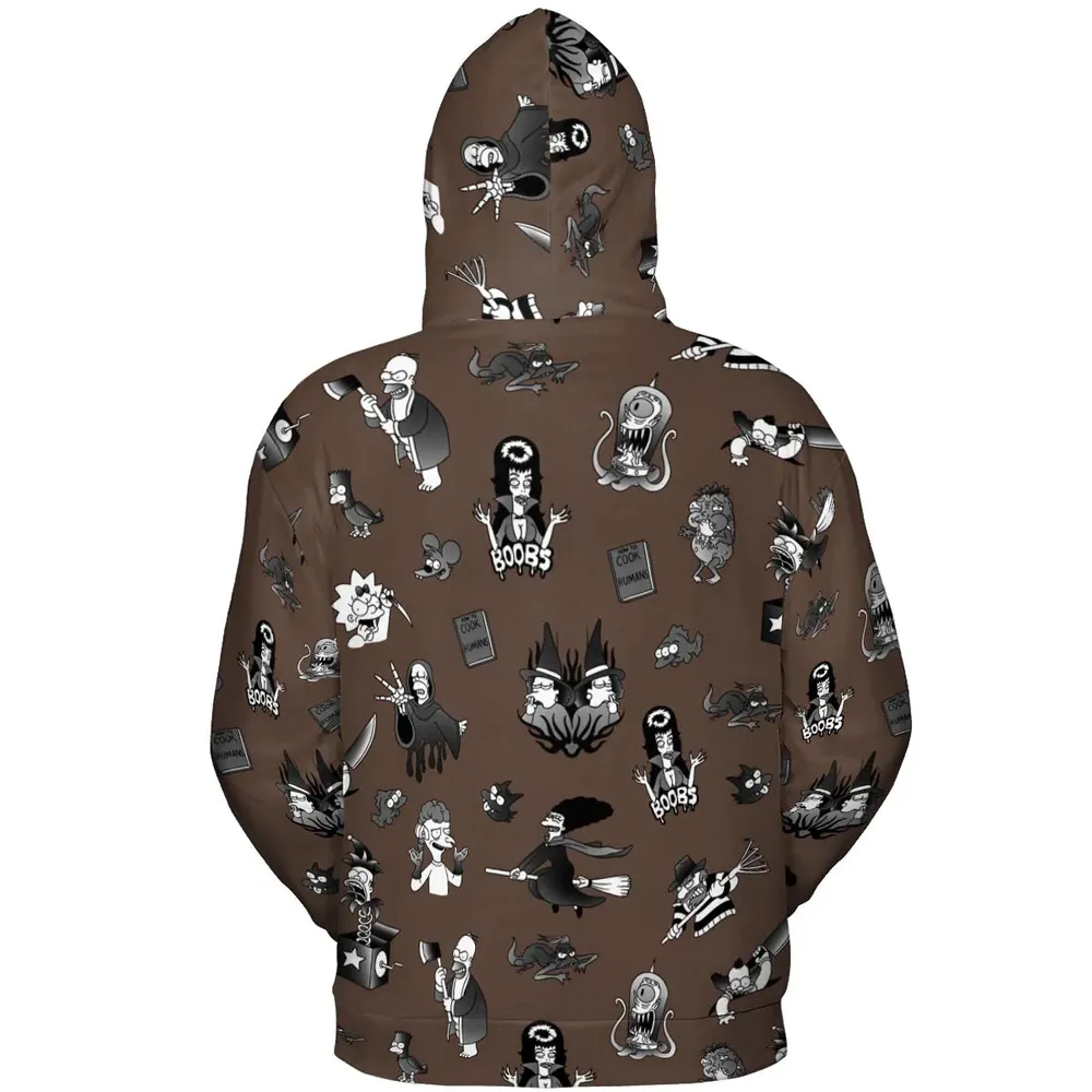 Treehouse of Horror The Simpsons All-over Print Hoodie - 4