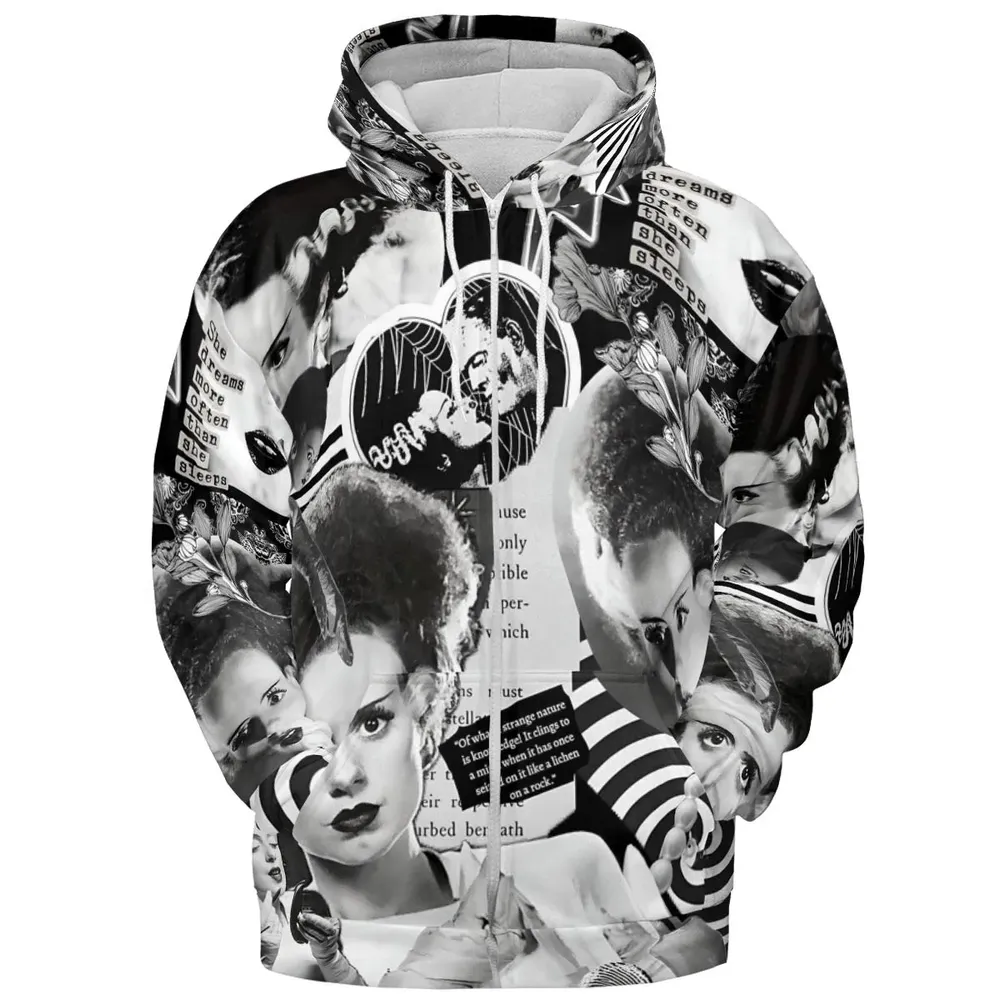 Bride Of Frankenstein All-over Print Hoodie - 3