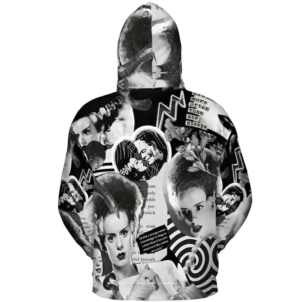 Bride Of Frankenstein All-over Print Hoodie - 4