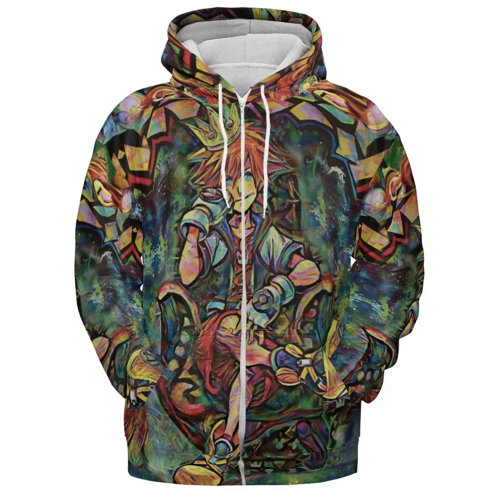 Trippy Sora Kingdom Hearts All-over Print Hoodie - 3