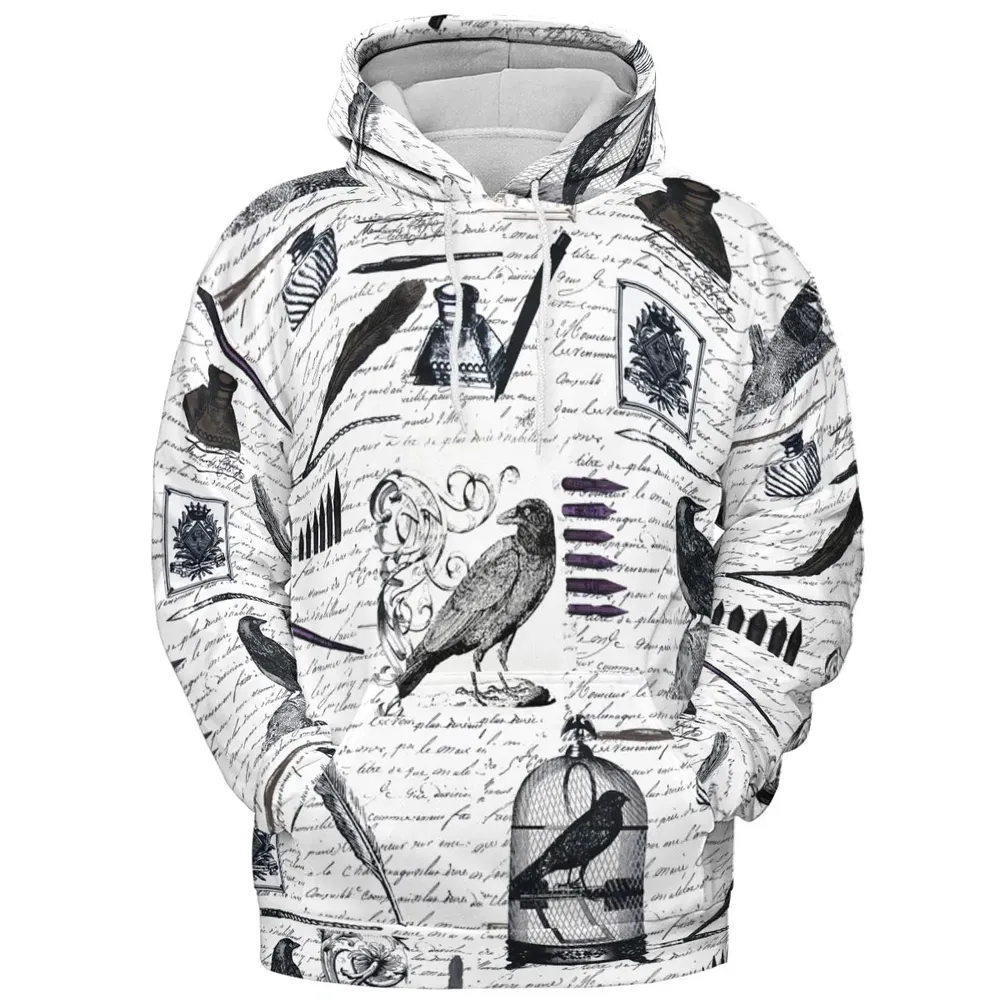 Nevermore The Raven Edgar Allan Poe All-over Print Hoodie - 2
