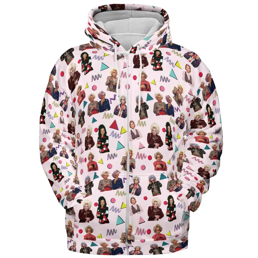 Judging You The Nanny All-over Print Hoodie - 3