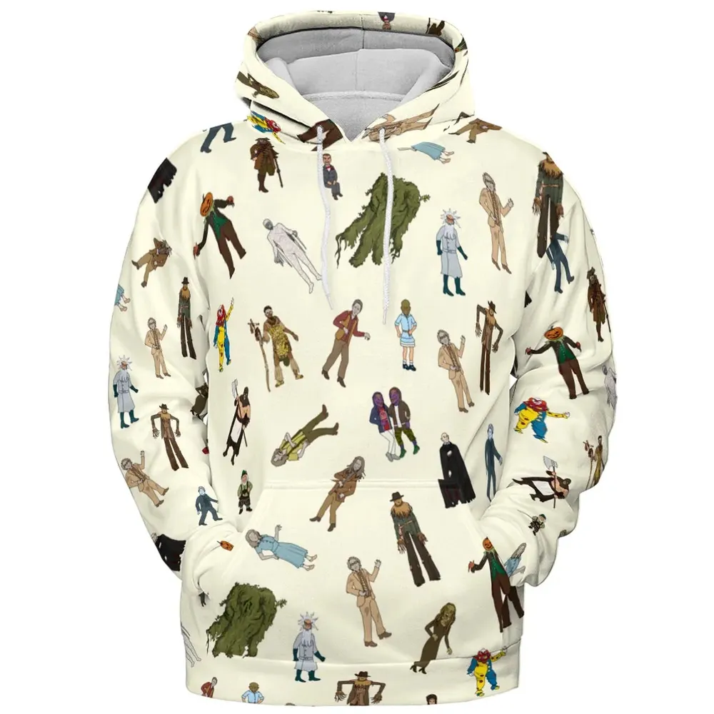 Monster Characters from Goosebumps All-over Print Hoodie - 2
