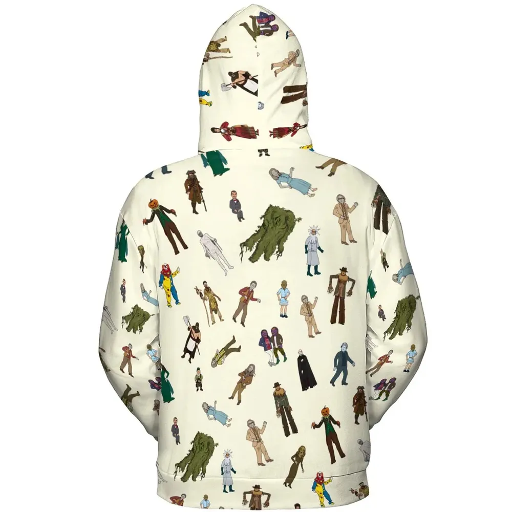 Monster Characters from Goosebumps All-over Print Hoodie - 4