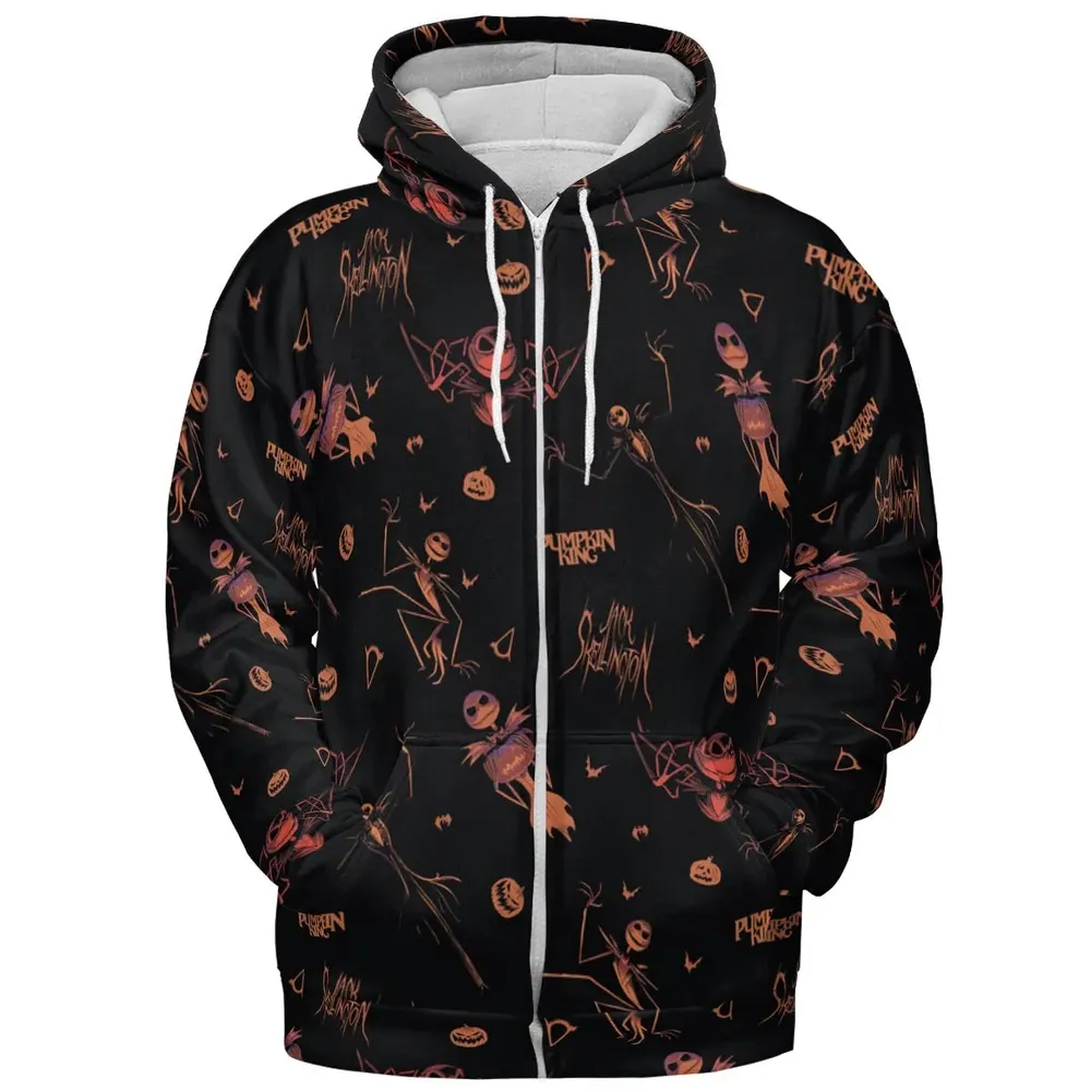 Pumpkin King Jack Skellington All-over Print Hoodie - 3