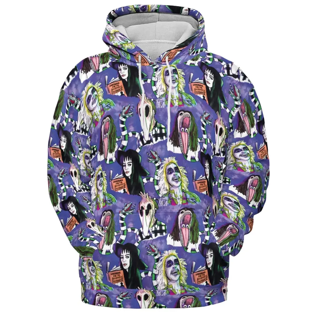 Beetle and Crew Beetlejuice All-over Print Hoodie - 2