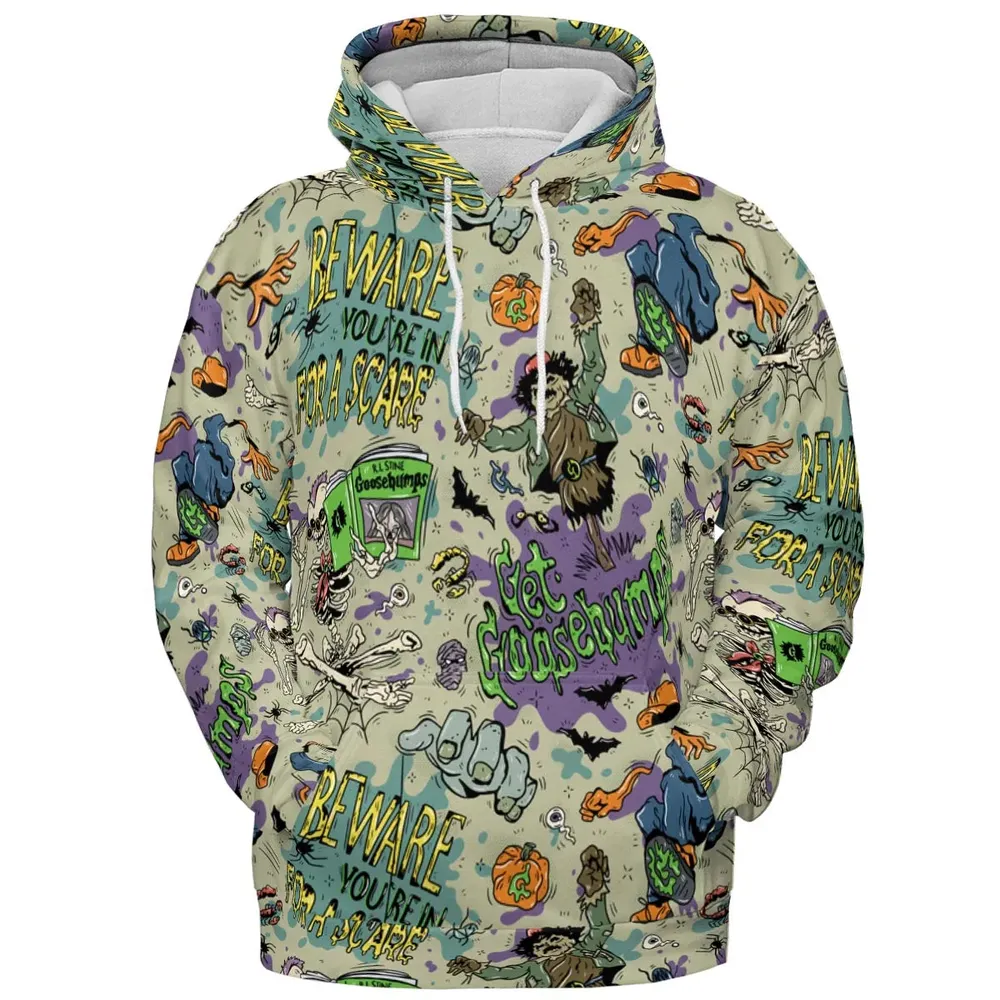 Beware You're In For A Scare Goosebumps All-over Print Hoodie - 2