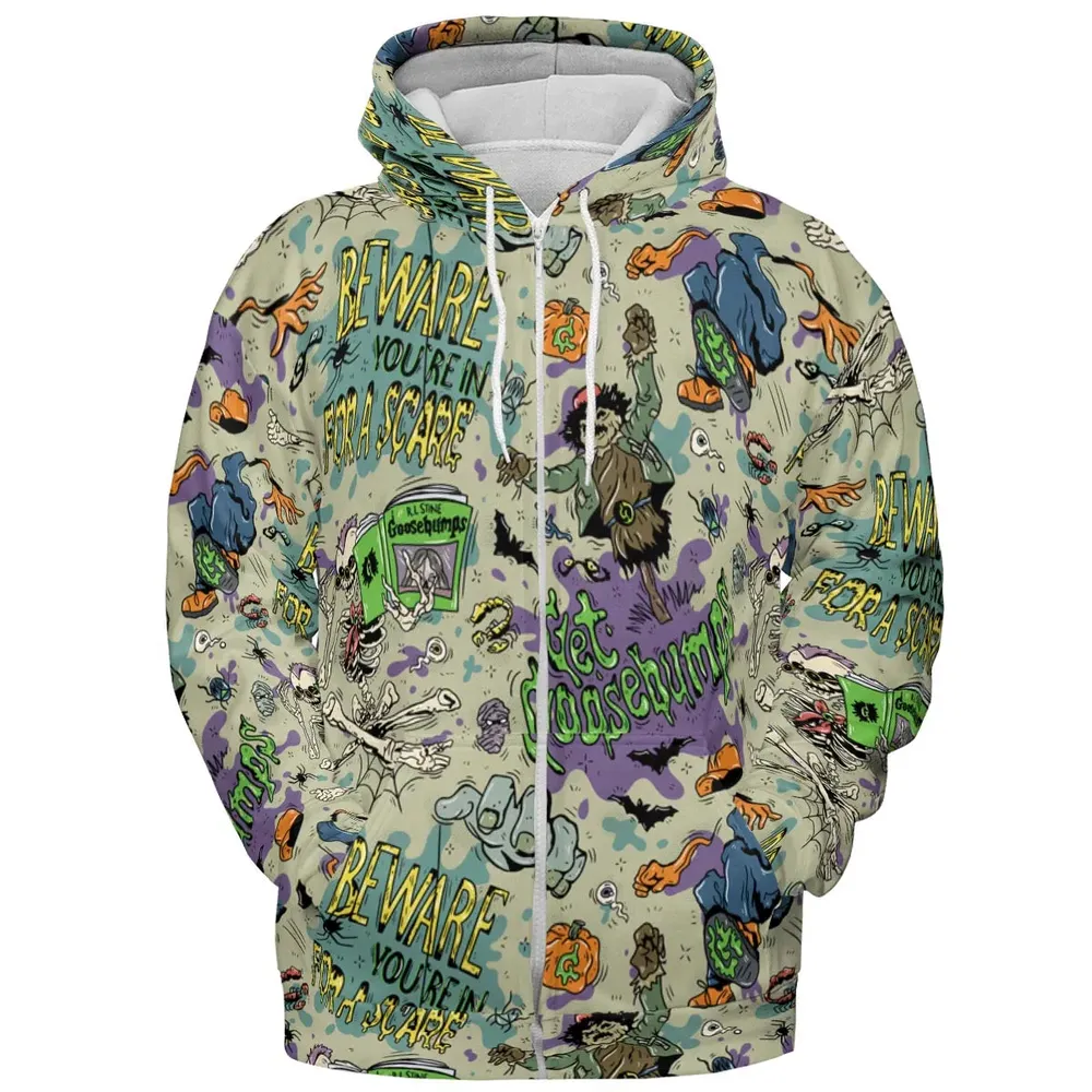Beware You're In For A Scare Goosebumps All-over Print Hoodie - 3