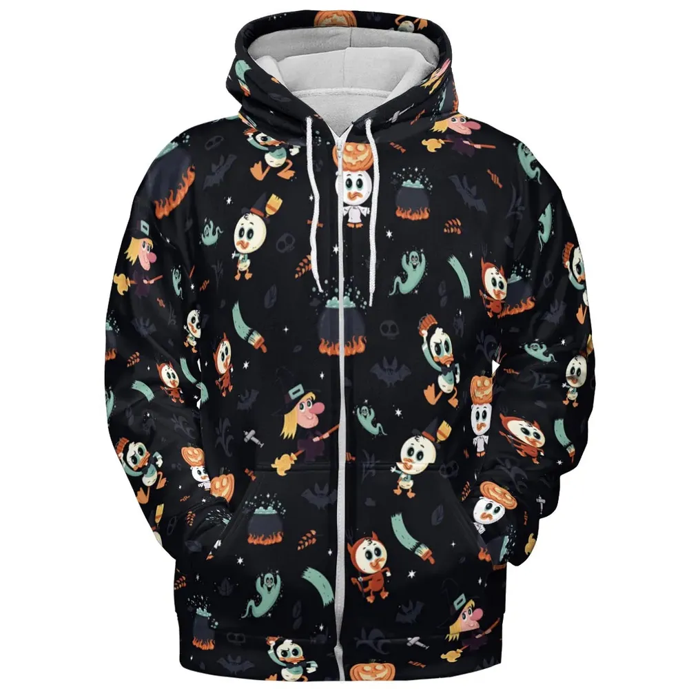 Quacky Halloween DuckTales All-over Print Hoodie - 3