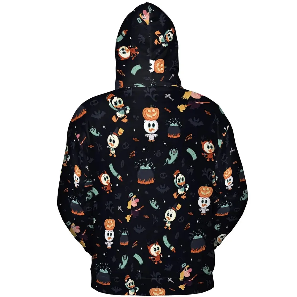 Quacky Halloween DuckTales All-over Print Hoodie - 4