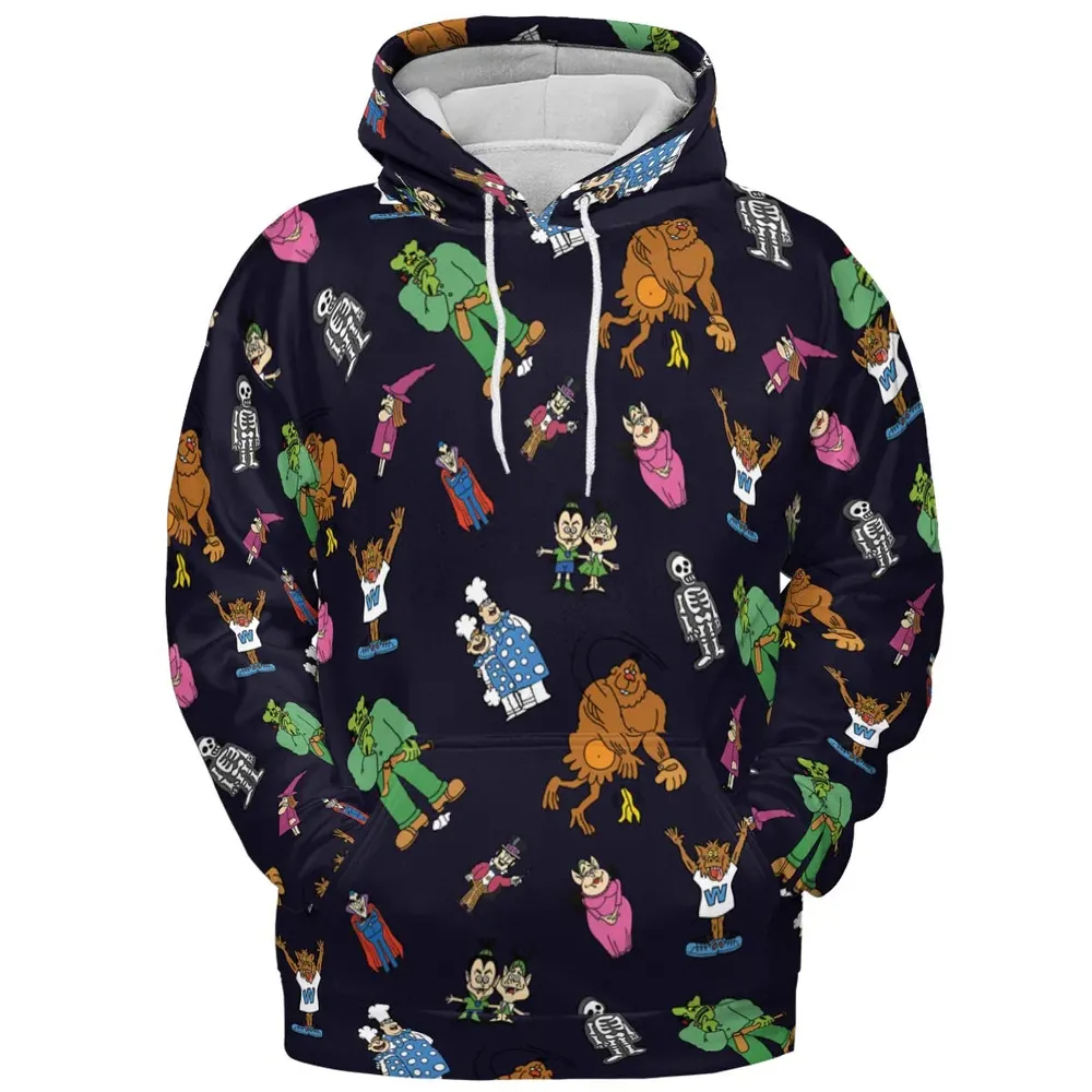 Nostalgic Food Mascots Burger Chef All-over Print Hoodie - 2