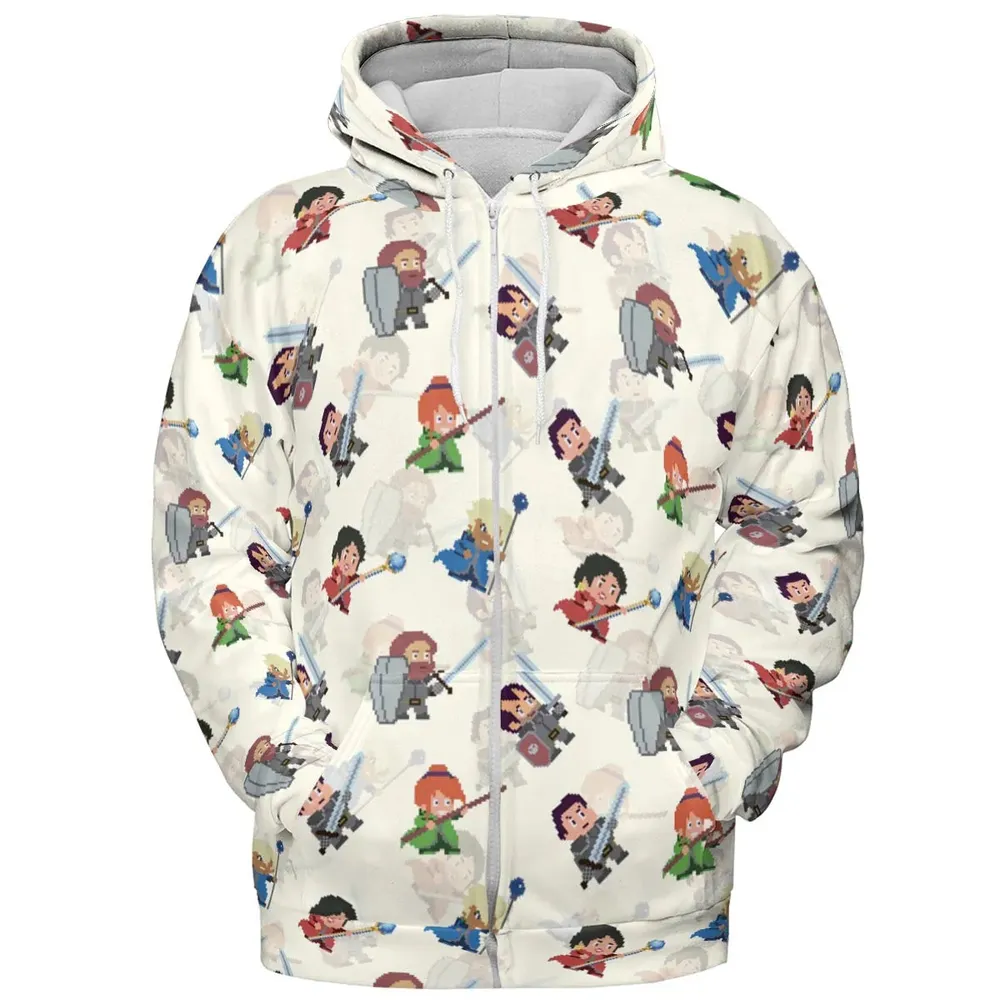 Pixel Fantasy Final Fantasy All-over Print Hoodie - 3