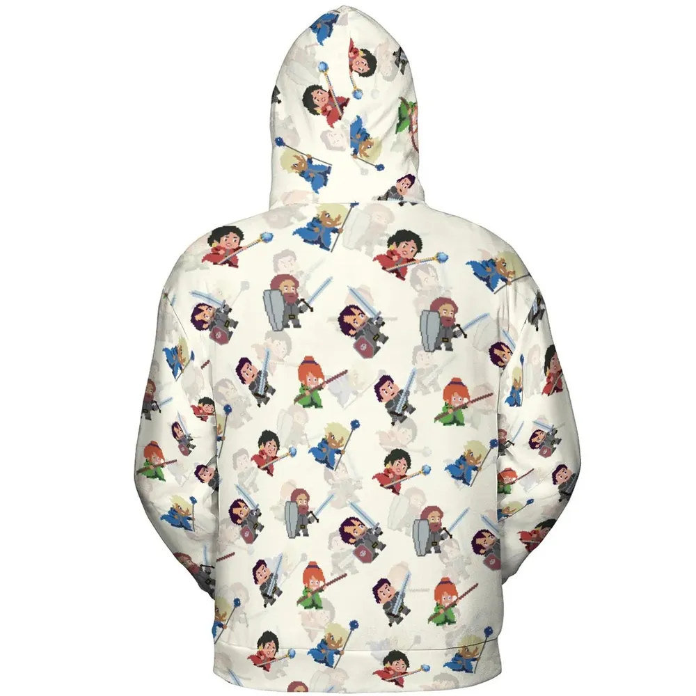 Pixel Fantasy Final Fantasy All-over Print Hoodie - 4