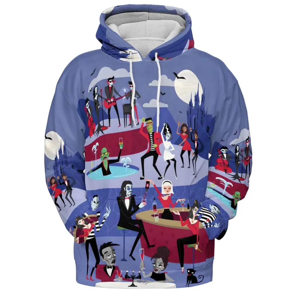 Monster Universal Dance Party All-over Print Hoodie - 2