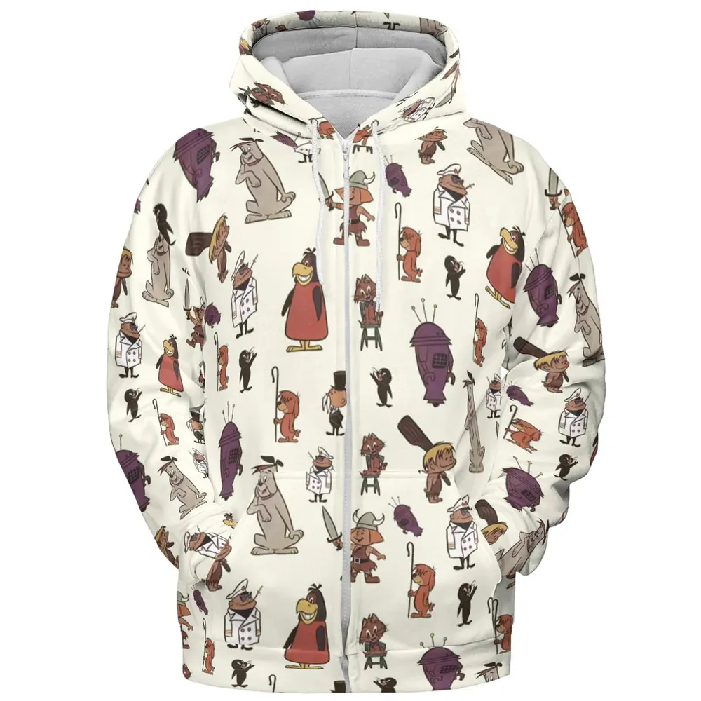 The Ruff and Reddy Show All-over Print Hoodie - 3