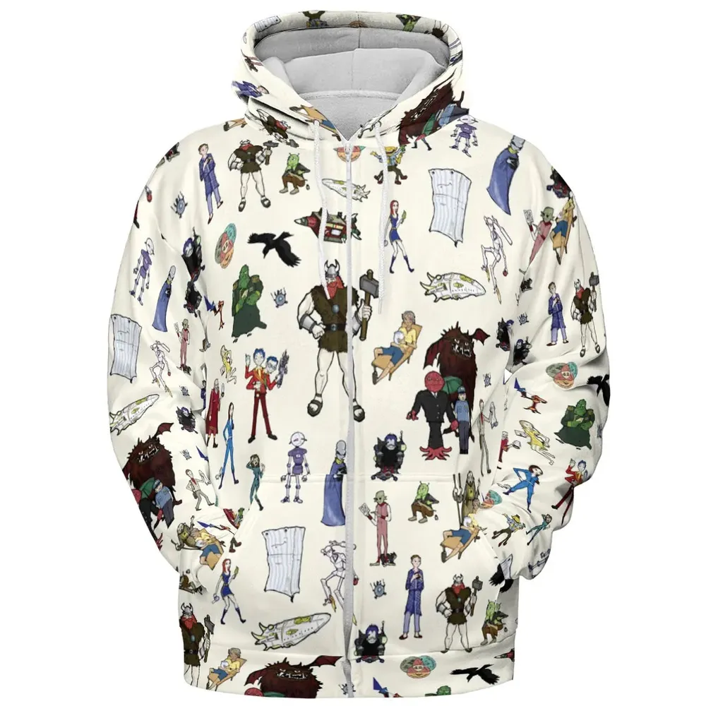 Don't Panic The Hitchhiker's Guide to the Galaxy All-over Print Hoodie - 3