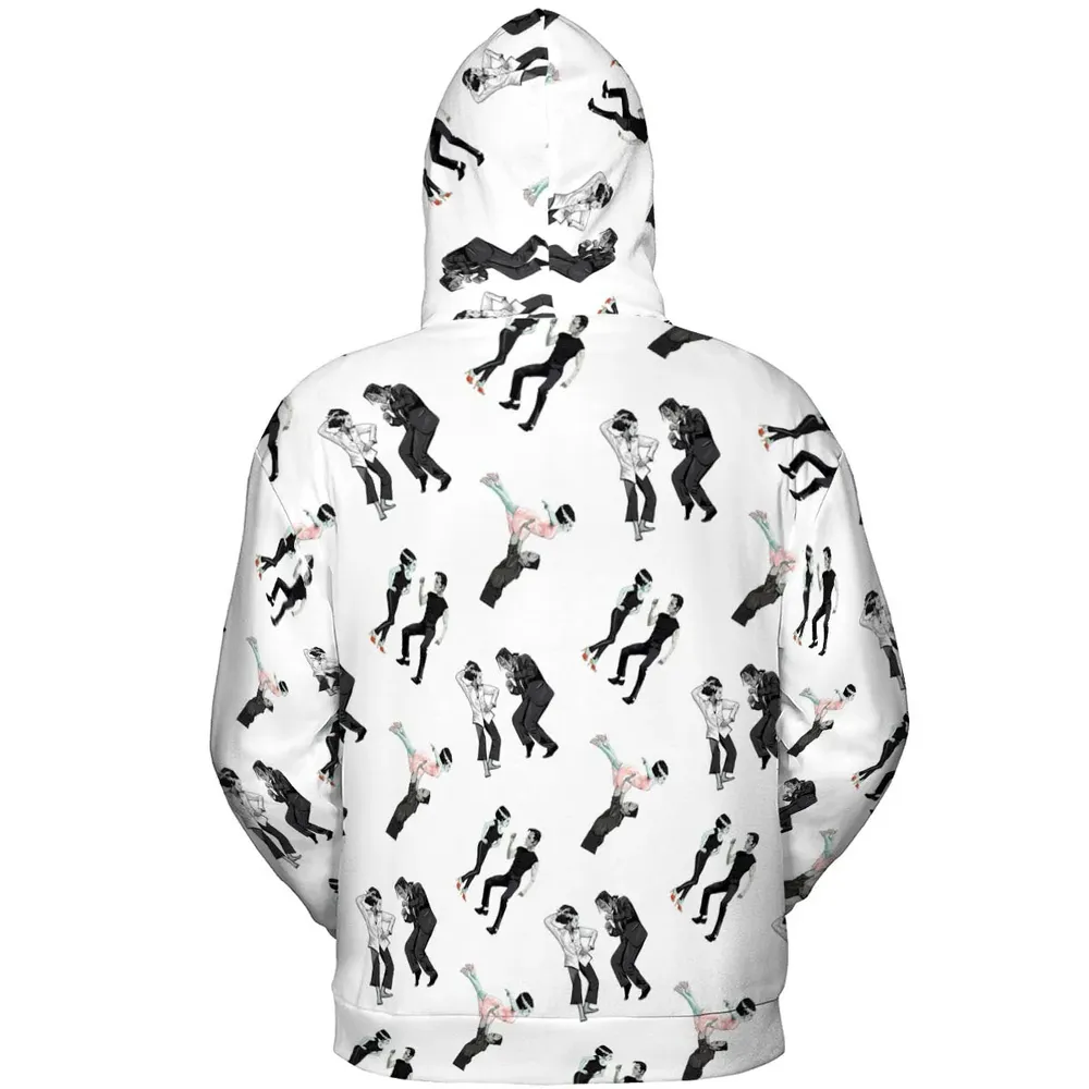 Frankenstein And Bride Movie Dance Scenes All-over Print Hoodie - 4