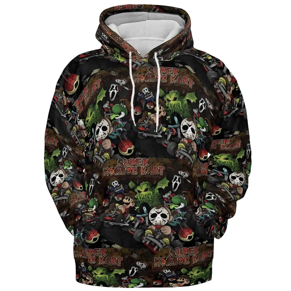 Super Horror Kart All-over Print Hoodie - 2