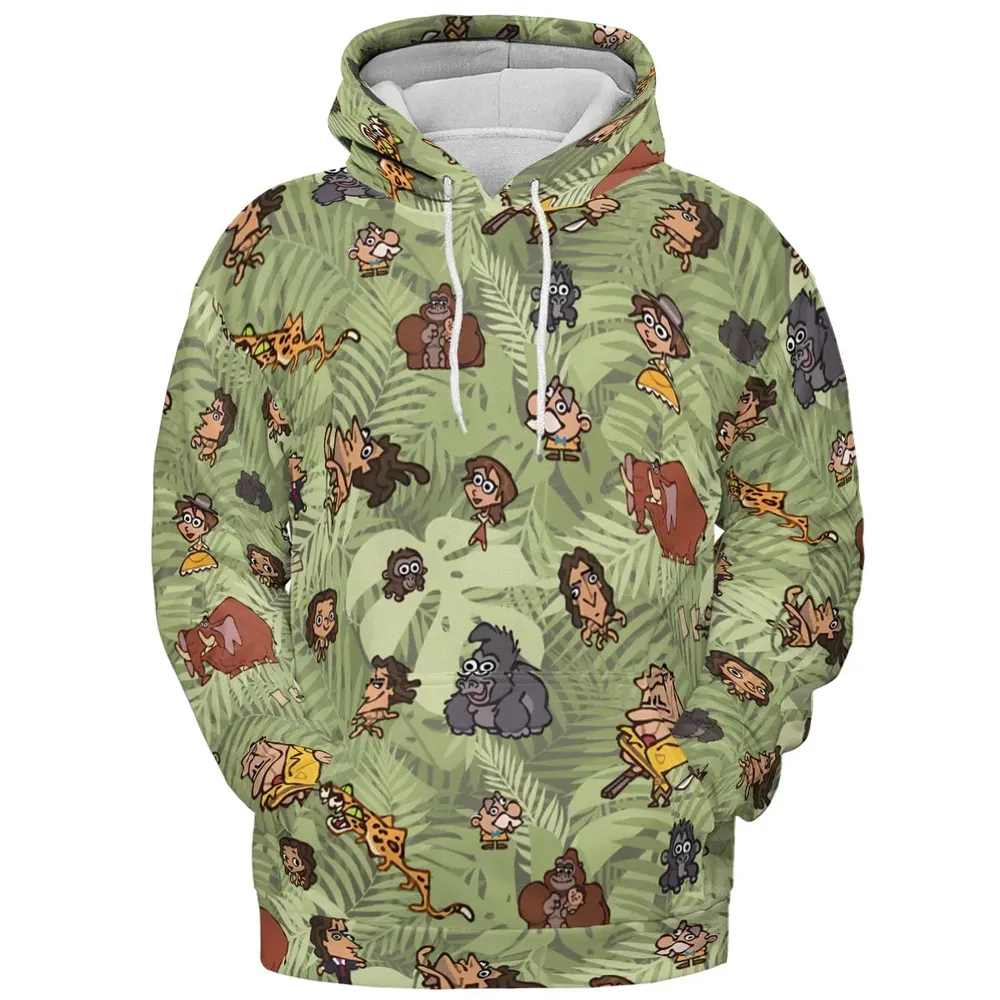 Tarzan Characters All-over Print Hoodie - 2