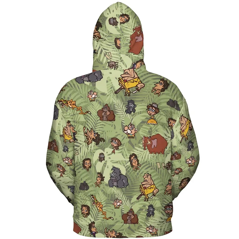 Tarzan Characters All-over Print Hoodie - 4