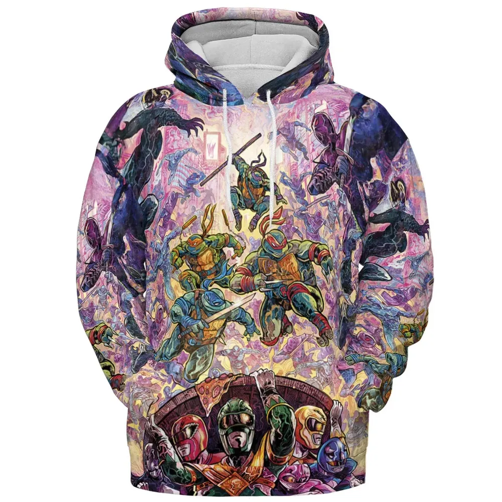 Shell Yeah Teenage Mutant Ninja Turtles All-over Print Hoodie - 2
