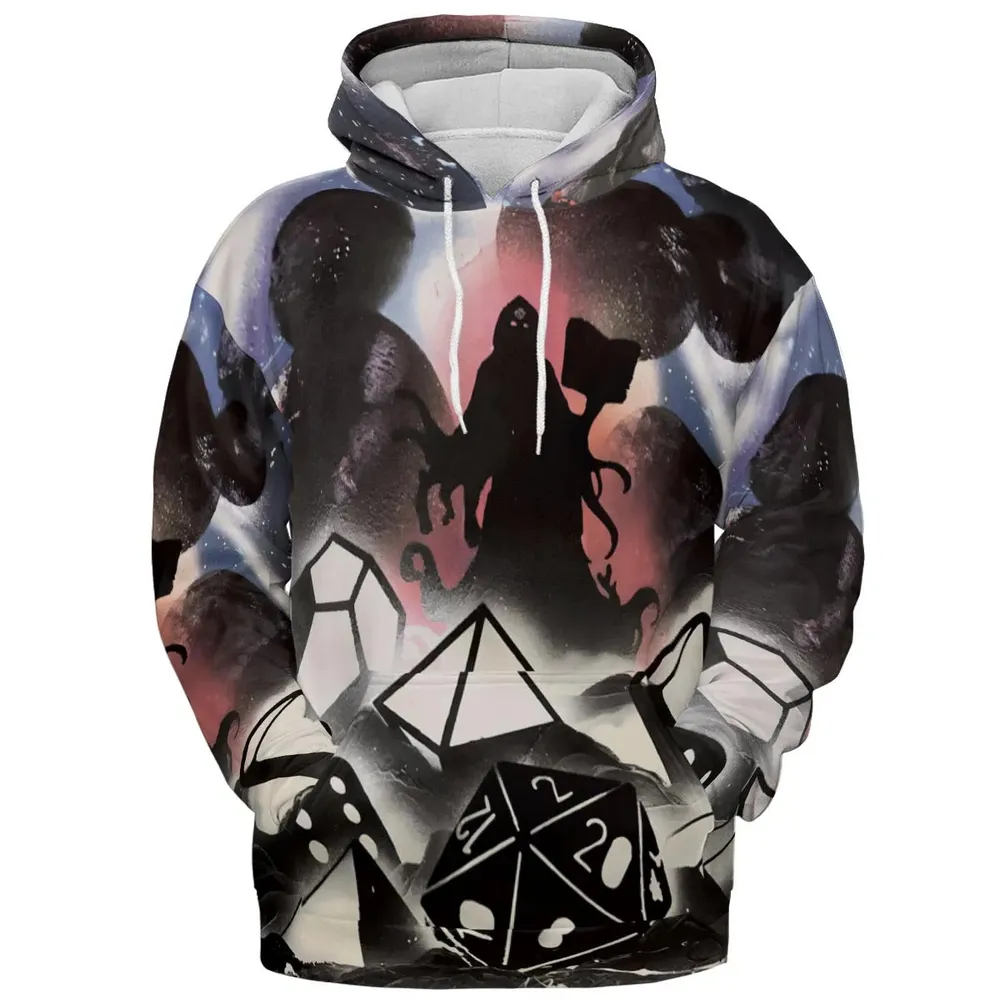 How I Roll DnD All-over Print Hoodie - 2