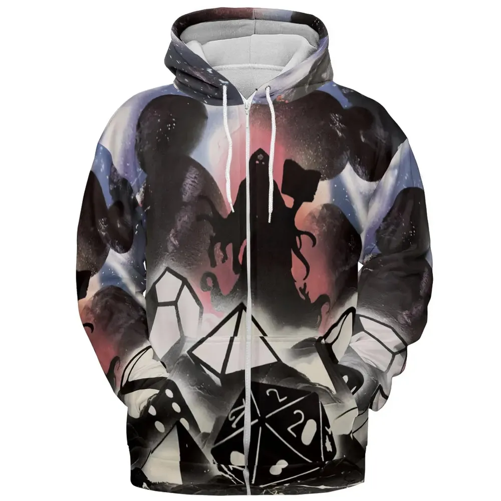 How I Roll DnD All-over Print Hoodie - 3