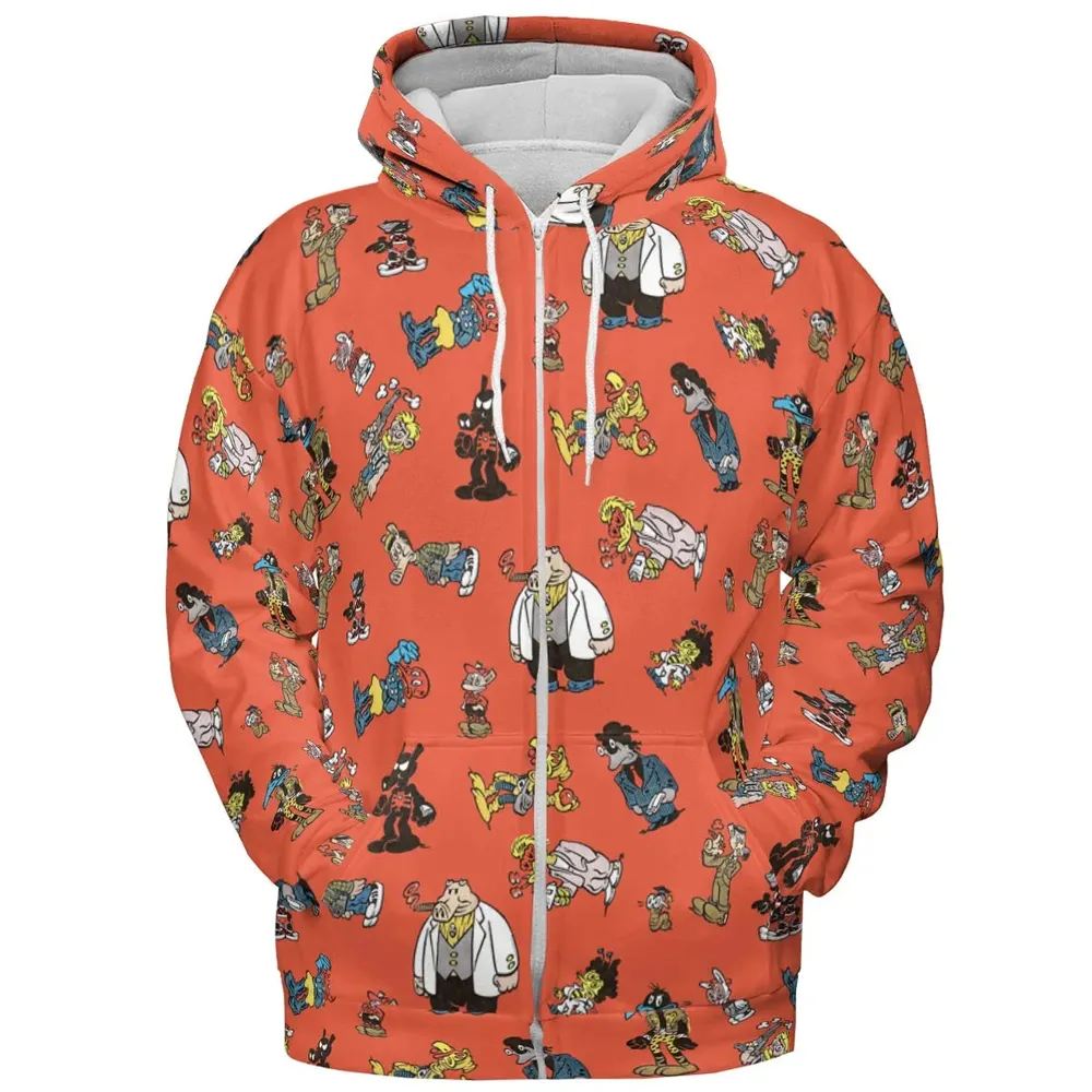 Cast of Peter Porker All-over Print Hoodie - 3