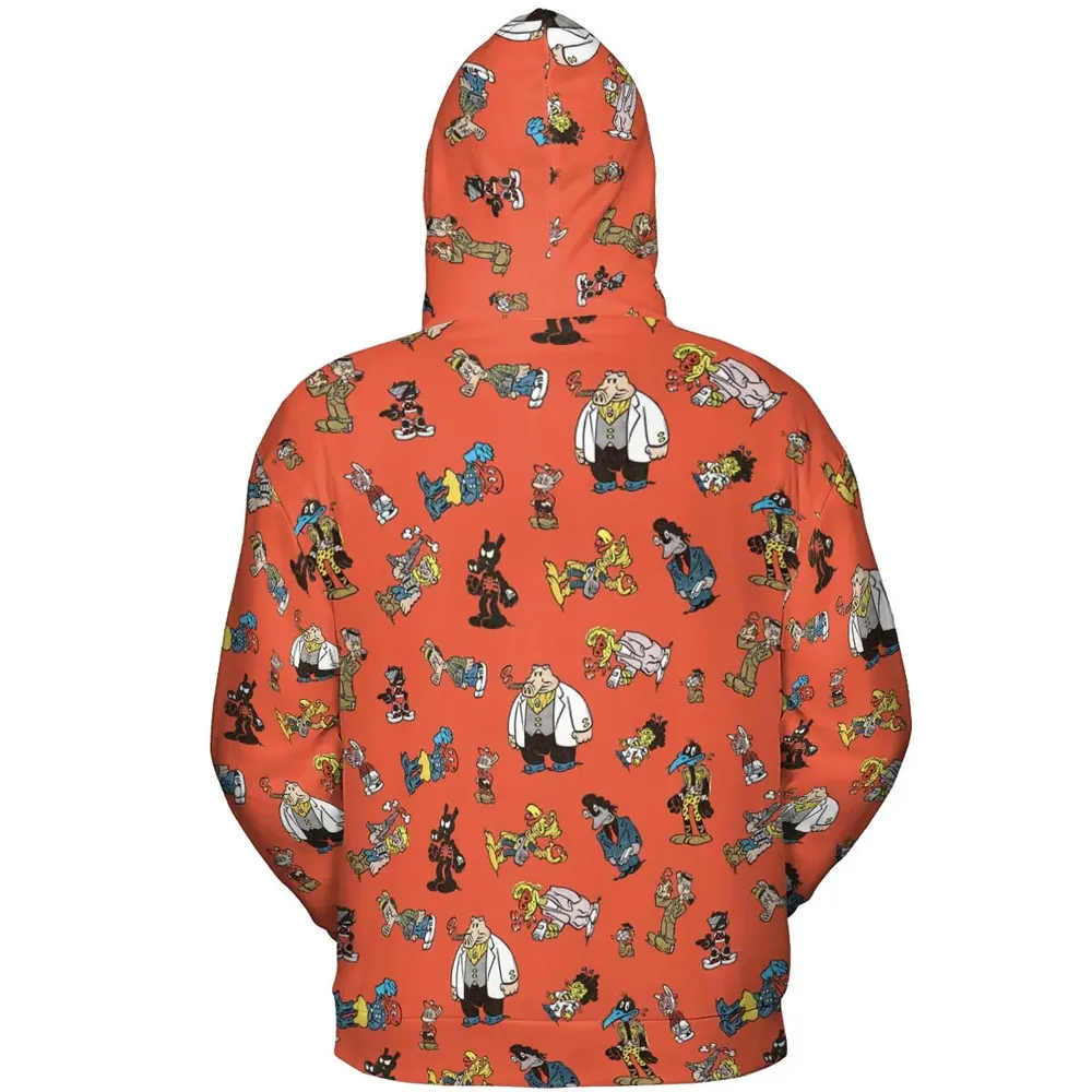 Cast of Peter Porker All-over Print Hoodie - 4