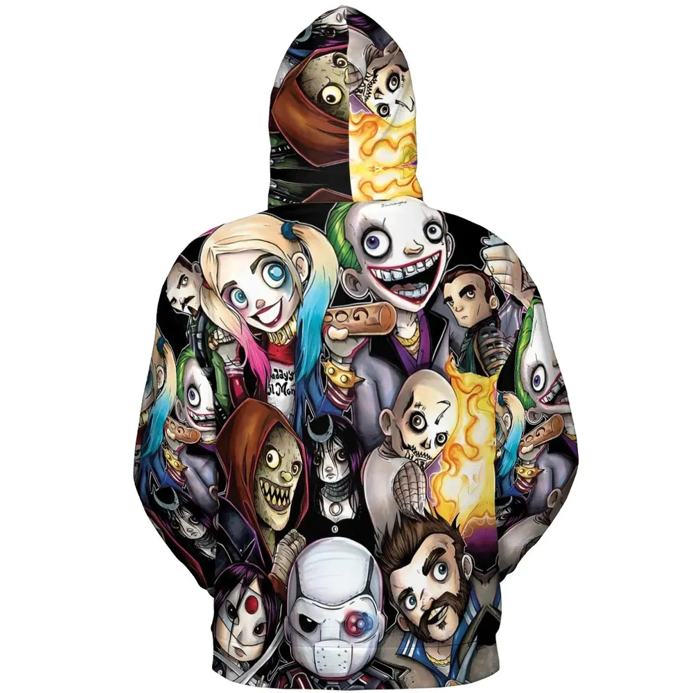 Mini Suicide Squad All-over Print Hoodie - 4