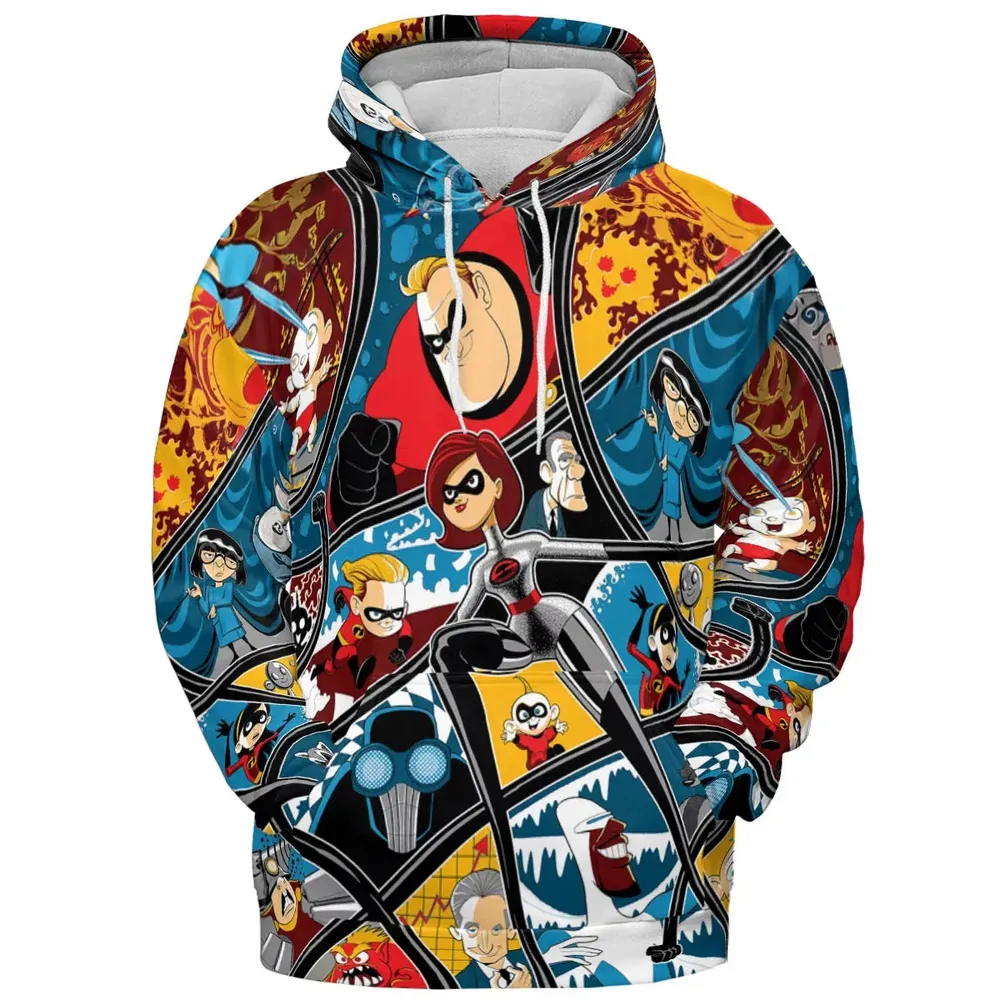 The Incredibles cartoon All-over Print Hoodie - 2