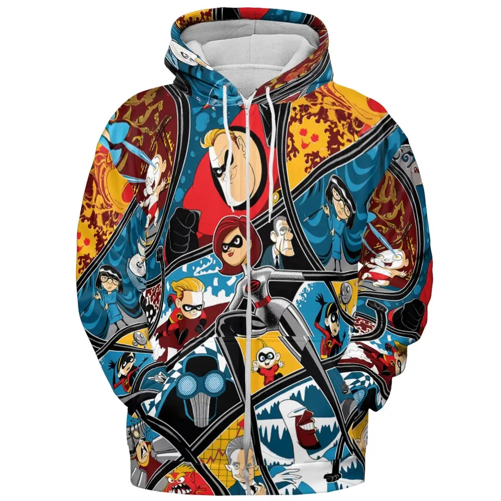 The Incredibles cartoon All-over Print Hoodie - 3