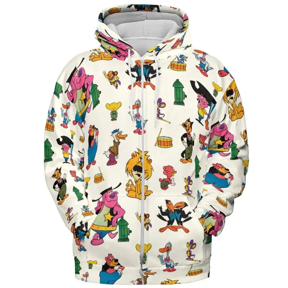 Terrytoons Characters All-over Print Hoodie - 3
