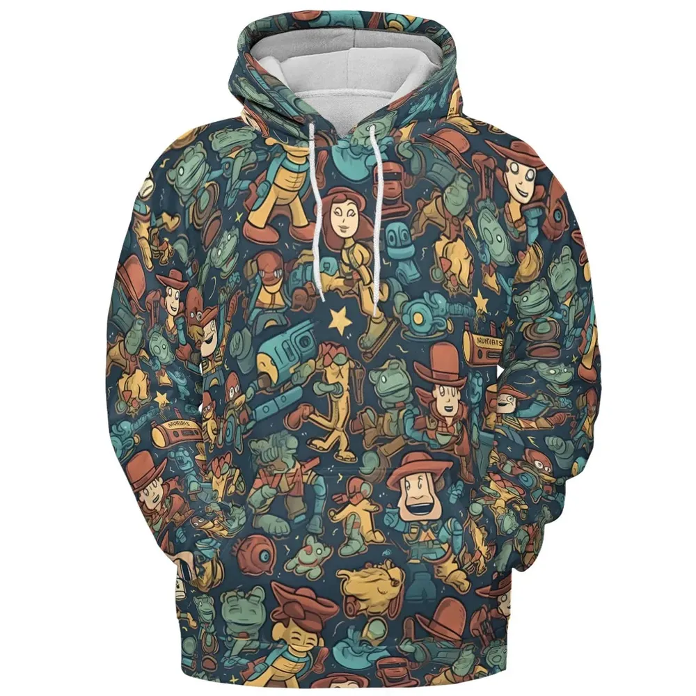 Story of Toy Cowboys Toy Story All-over Print Hoodie - 2