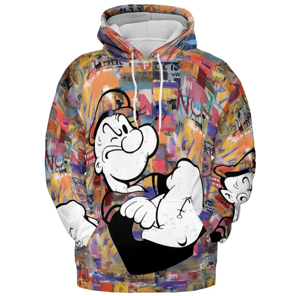 Popeye The Sailor Man All-over Print Hoodie - 2